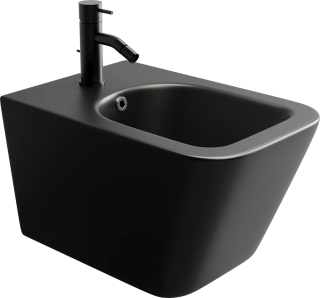 Биде подвесное Ceramica Nova Metric CN3008MB чёрный матовый